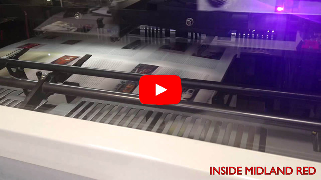 Video of book being printed